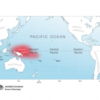 Pacific Map - La Niña