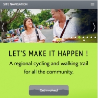 Northern Rivers Rail Trail mobile display